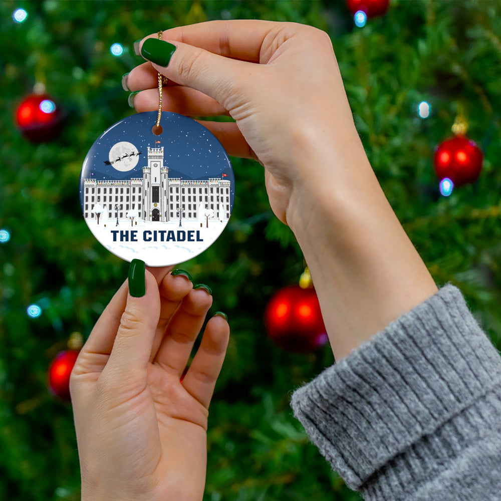 The Citadel, Barracks, Ceramic Ornament, Circle