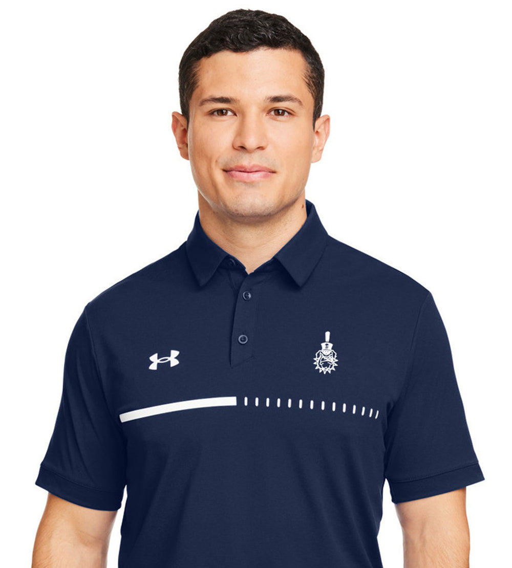 Spike Under Armour Men's Title Polo- Navy