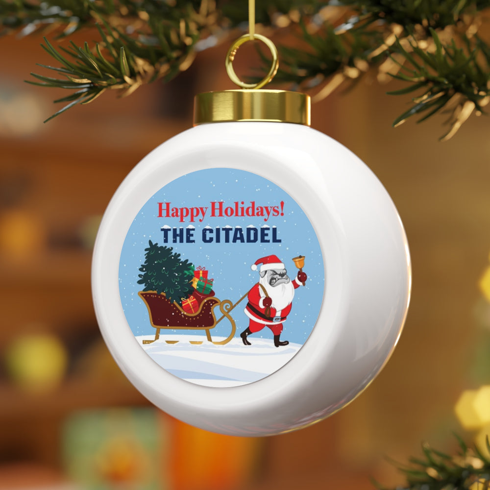 The Citadel, Santa Spike, Happy Holidays!, Christmas Ball Ornament