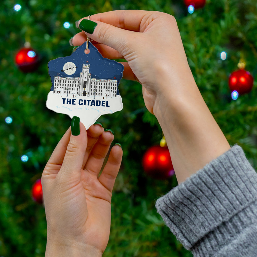 The Citadel Barracks, Ceramic Ornament, Snowflake