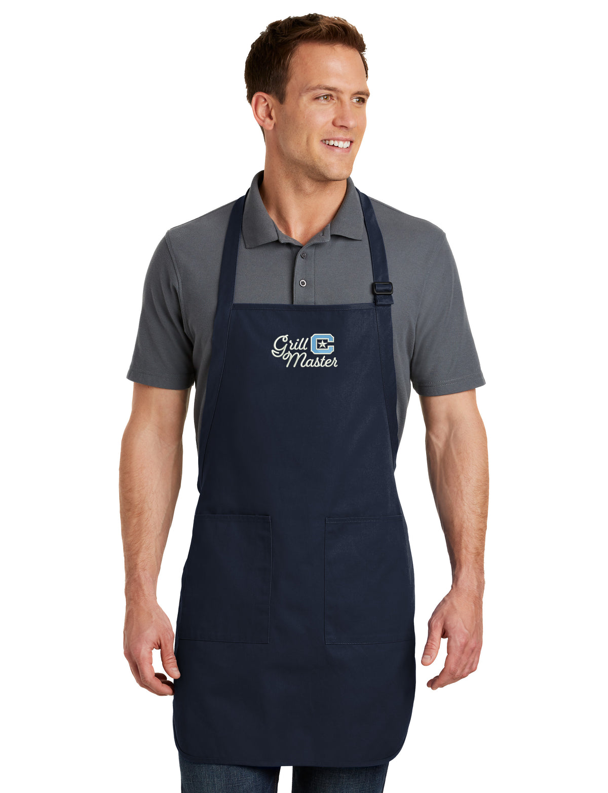 The Citadel, Grill Master, C Star, Port Authority® Full-Length Apron with Pockets