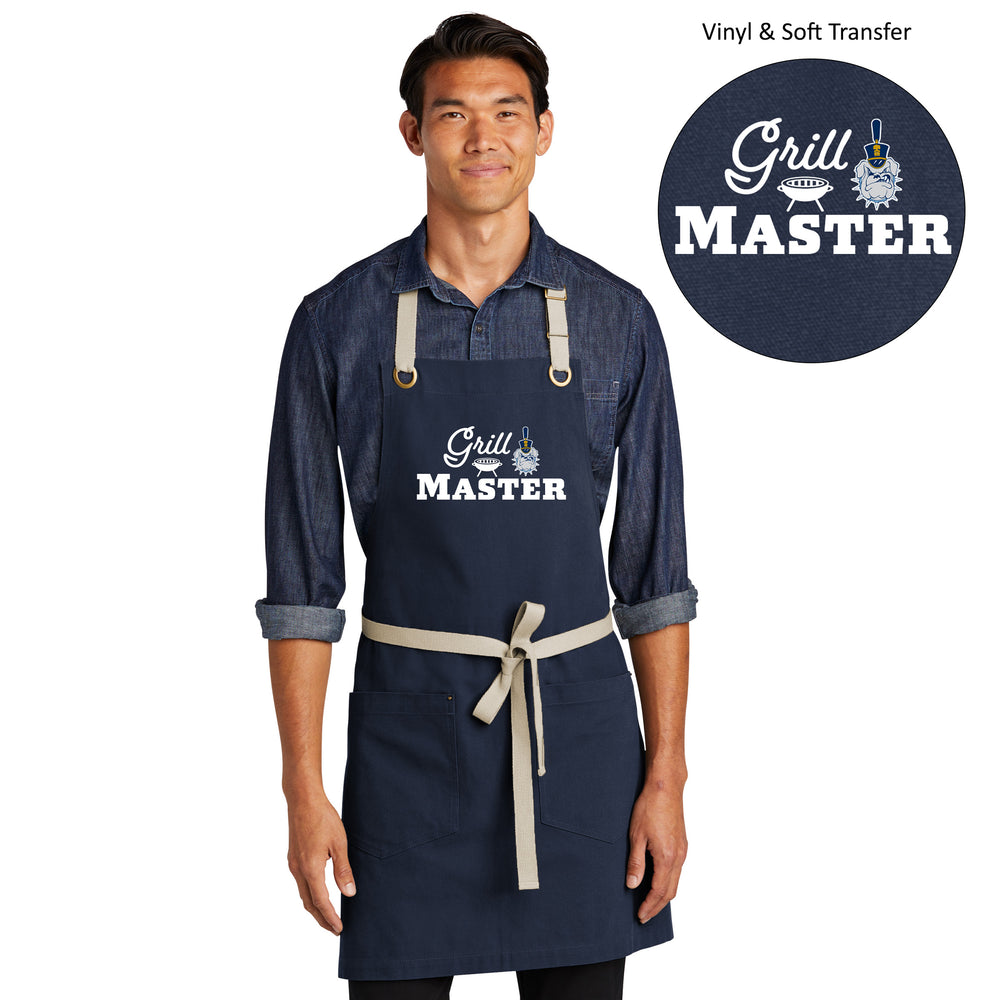 The Citadel, Grill Master, Spike, Port Authority® Canvas Full-Length Two-Pocket Apron