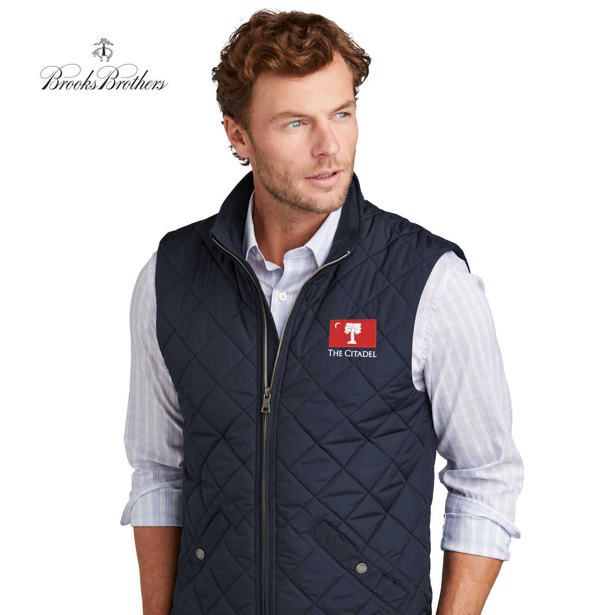 The Citadel, Big Red Flag, Brooks Brothers® Quilted Vest