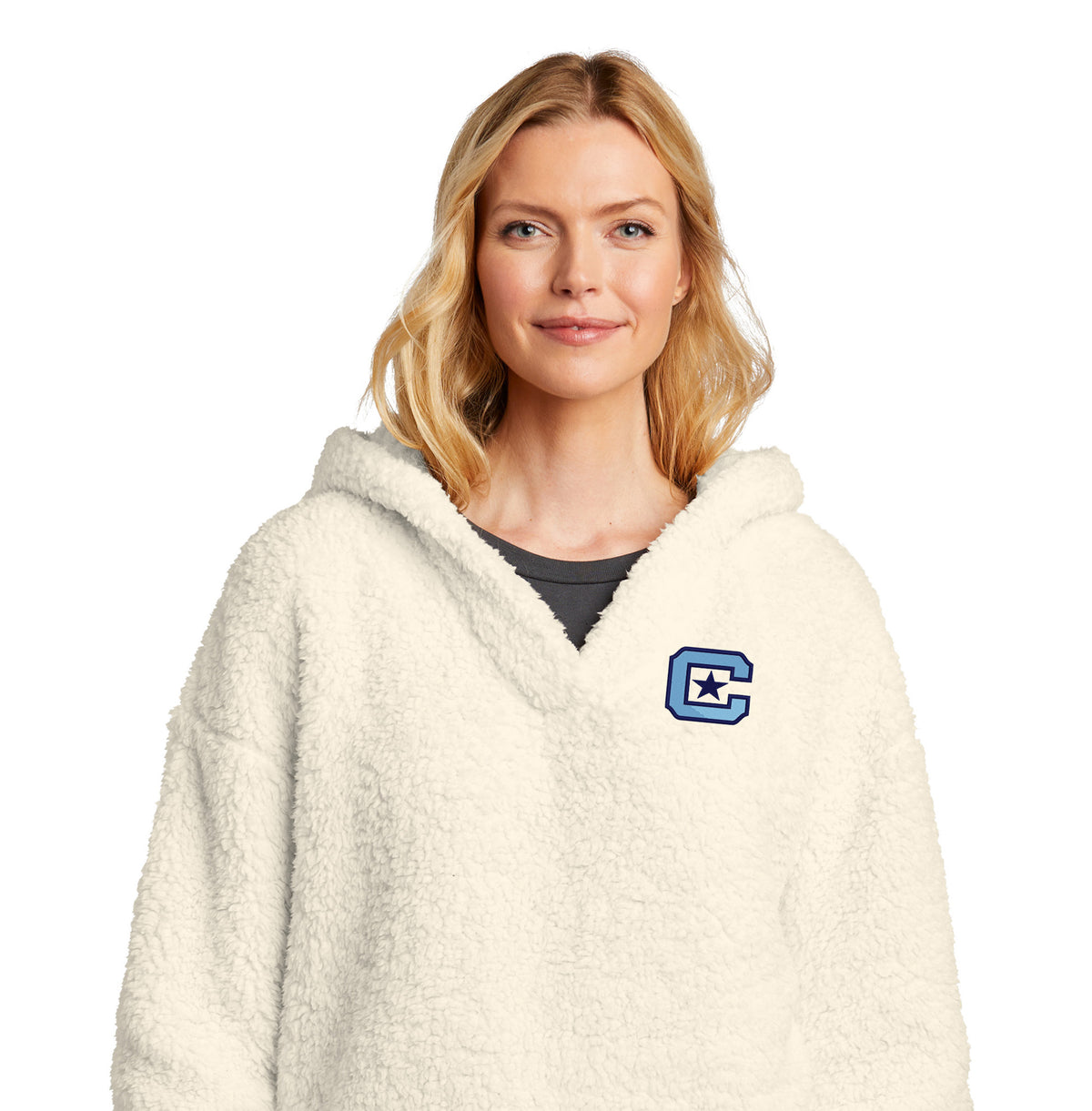 The Citadel C, Ladies Cozy Fleece Hoodie