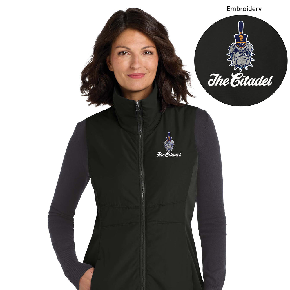 The Citadel Spike, Black Ladies Collective Insulated Vest- Black