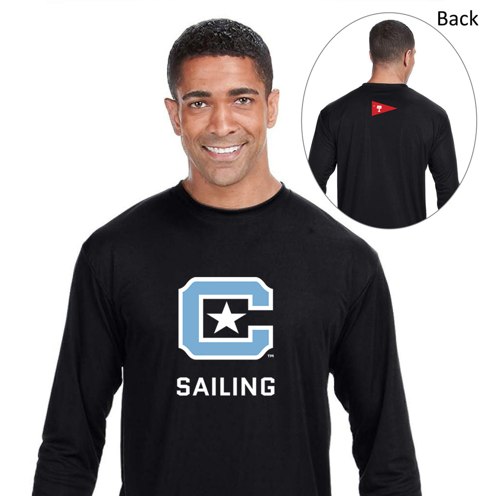 The Citadel, Club Sports - Sailing, A4 Cooling Performance Long Sleeve Tee Shirt