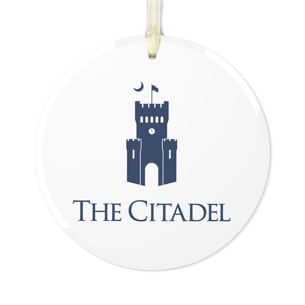 The Citadel, PT Barracks Glass Ornament