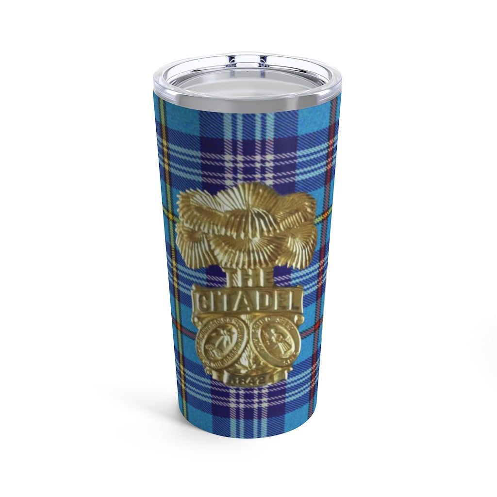 Shako Brass, Spike, and Barracks Tumbler 20oz